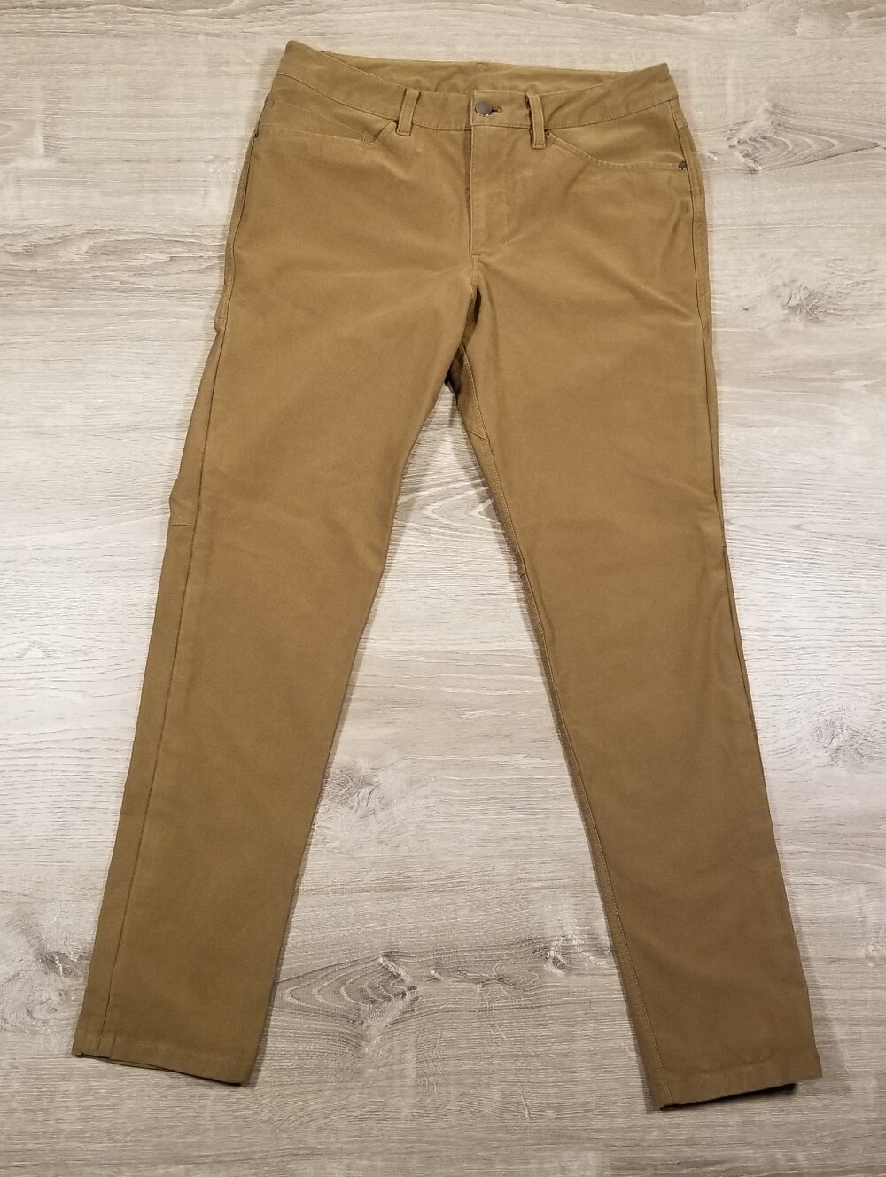 Lululemon ABC Slim-Fit 5 Pocket Pants Utilitech Men's Size 32x31 Brown Stretch